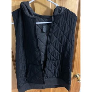 Vest with hoodie